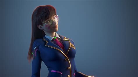 d va schoolgirl